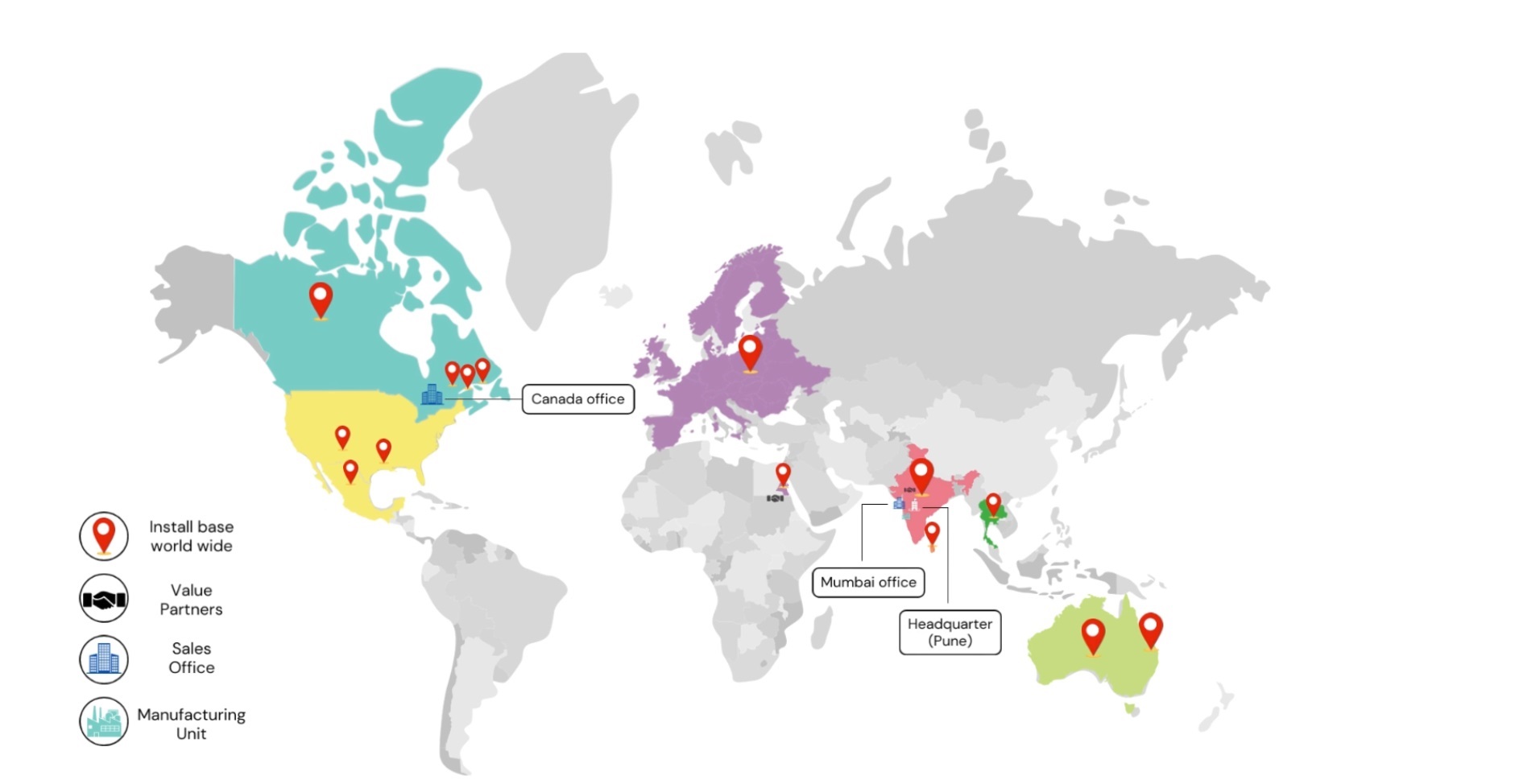 Instron Technologies Global Presence